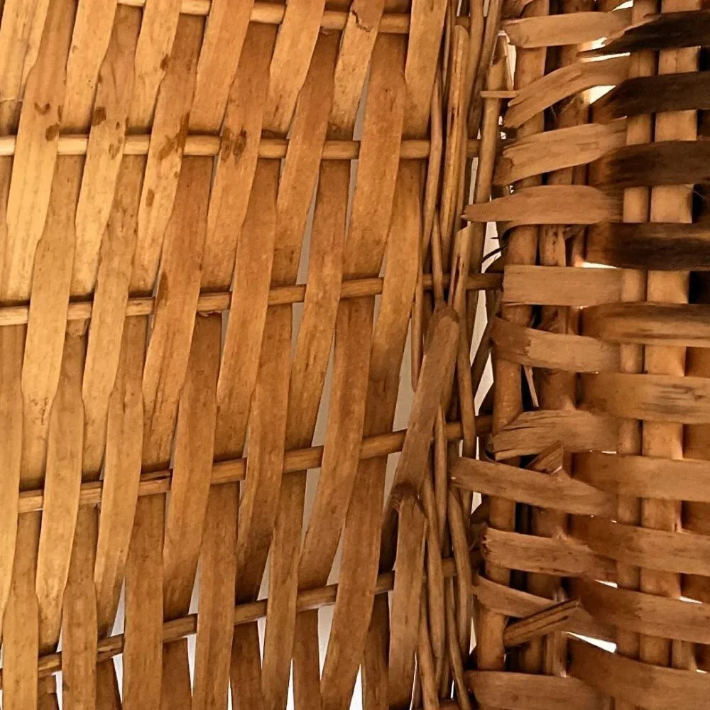 WOVEN RECTANGULAR BASKET HOME DECOR CRAFT DIY